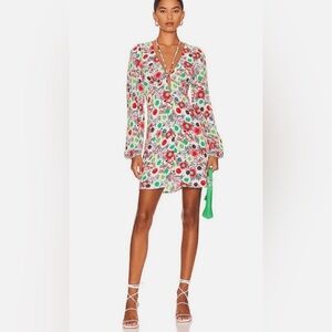 AFRM Caprice Mini Dress in Summer Daisy Bouquet Sz Small